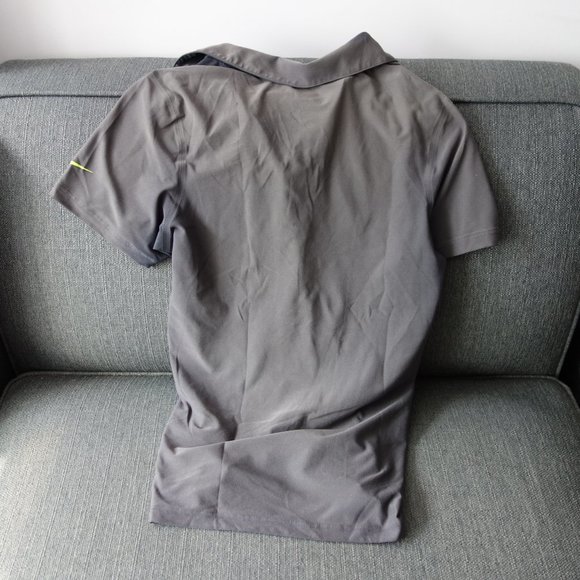Nike RF (Roger Federder) Dri-Fit Grey Tennis Polo Size S - Picture 2 of 5